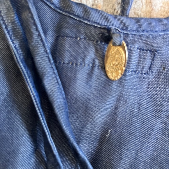 Ruby Yaya Embroidered Spaghetti Strap Tasseled Boho Maxi Dress Size Small - Picture 12 of 12